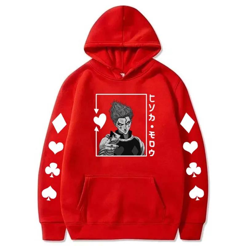 Japanischer Anime Hunter × Hunter Hoodie Herren Kleidung Harajuku Mode Lässig High Street Pullover Fleece Langarm Sweatshirts