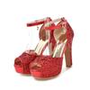 Women's Fish Mouth High Heel Sandals - Summer Water Table Design, Sizes 32-43