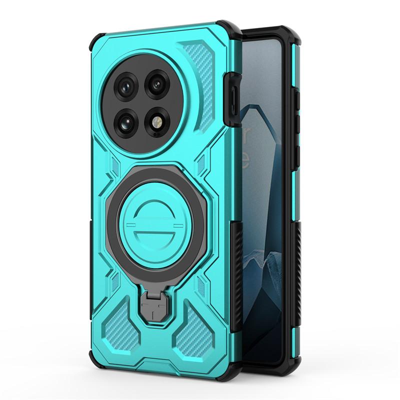 

Для чехла Oneplus 13 Чехол Oneplus 13 Держатель Магнитная Беспроводная Зарядка Бампер Защитный Чехол для Телефона На Oneplus 13 Funda OnePlus 13 зелёный