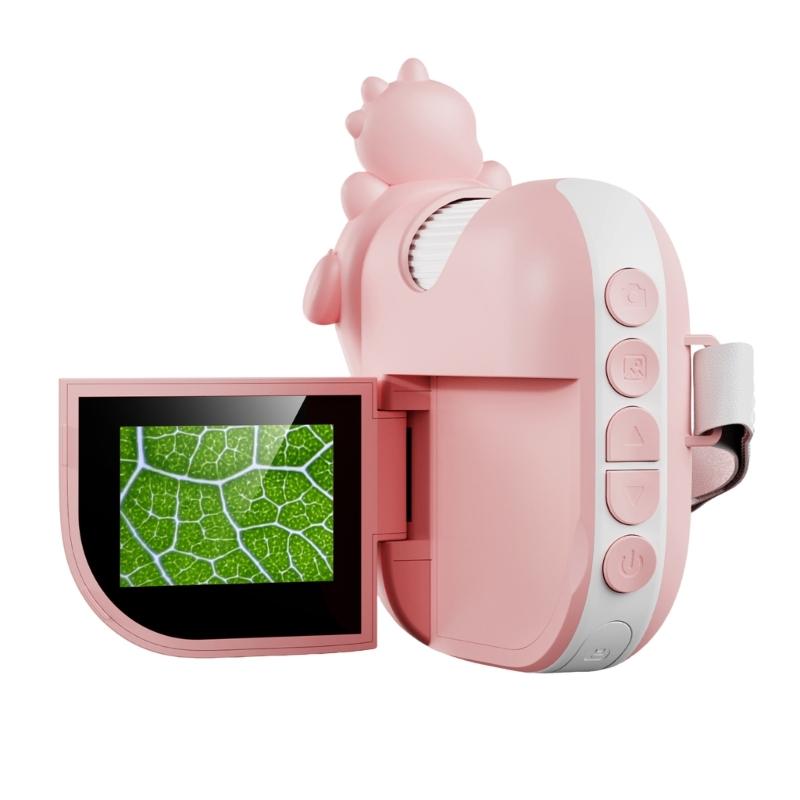 Handheld Kids Microscope 1000X Magnification Camera with LED Light and LCD Display Telescope Perfect for Explorers