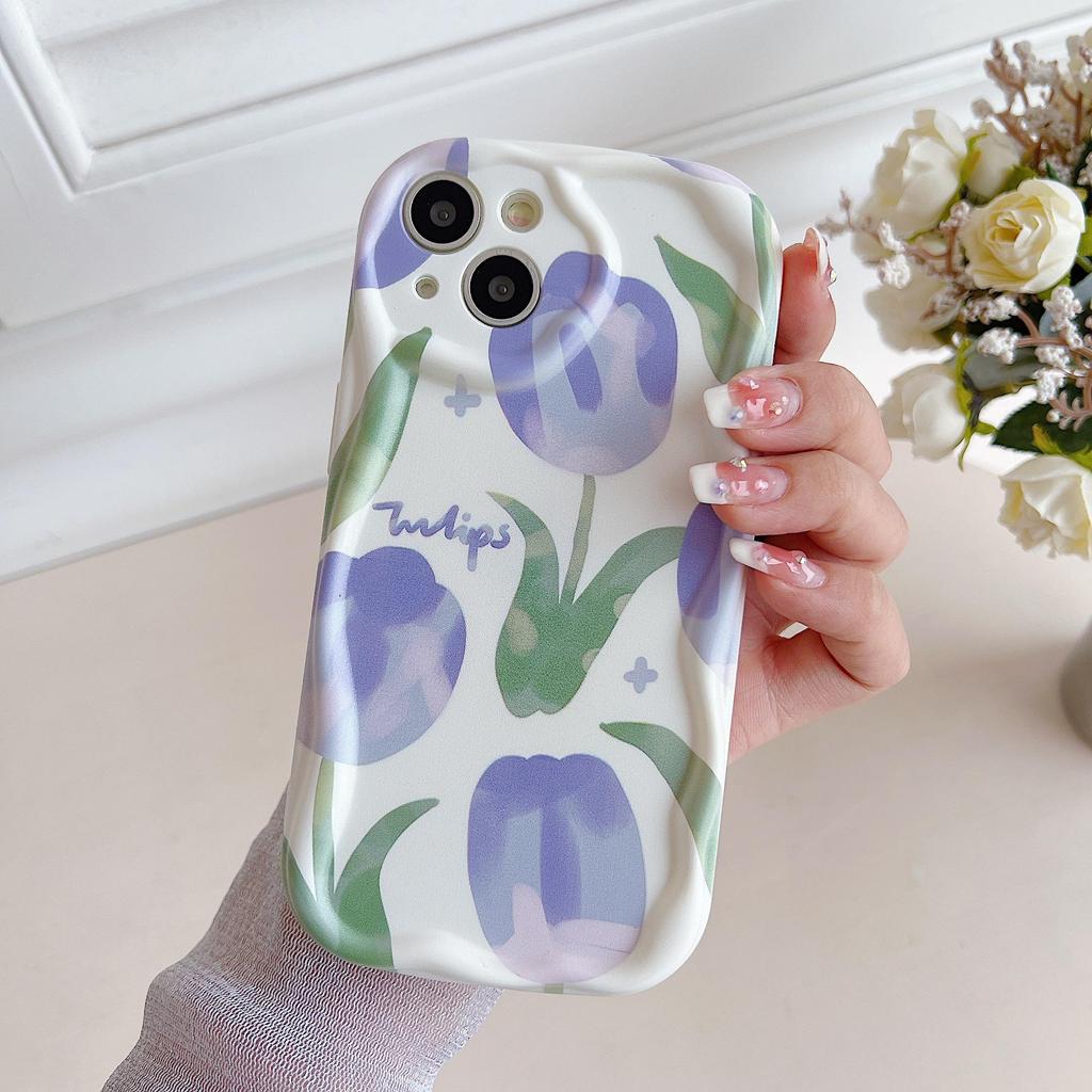 Mīksts silikona maciņš priekš Samsung A03 A13 A14 A23 A24 A34 A54 A35 A53 A52 A52S S20 S21 S23 FE S22 S24 Plus Ultra Cover Cute karikatūra ziedi tālruņa buferis