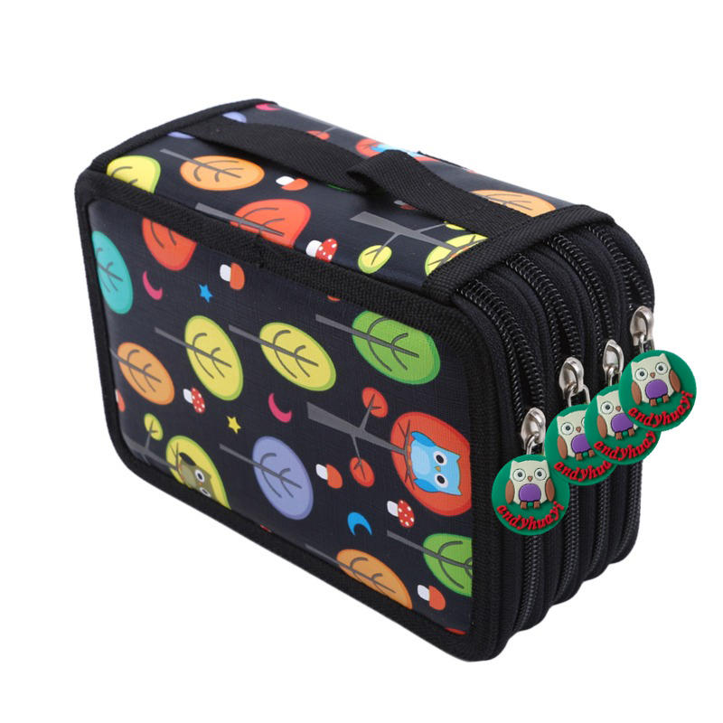 Mehrfachfach Bunt Studenten Bleistift Marker Etui Box Großes Fassungsvermögen Skizzenzeichnen Pinsel Schreibwaren Etui