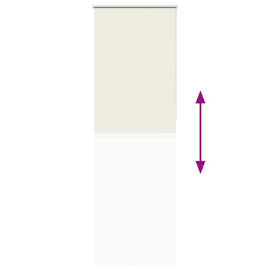 Roleta Zaciemniająca Off White 70X230 Cm Szerokość Tkaniny