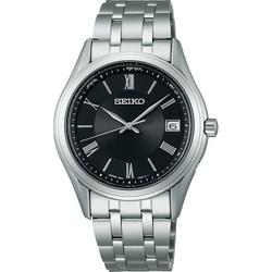 Seiko Men's Solar Wrist Watch - Silver / Black SBTM361 SBTM291 SBTR053 SBTR055 SBTR057 SBJG017 SBJG019 SBJG021 SBTM341 SBTM337 SBTM339 SBTM343 Gift