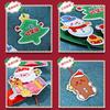 Kids' DIY Cartoon Christmas Wreath Craft Kit