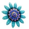 Vintage Styles Metal Flower Wall Art Durability Craftsmanships Iron Flower Wall Sculpture For Bedroom Garden Metal Floral