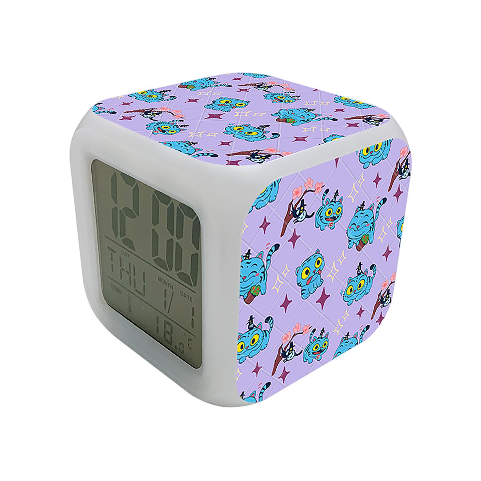 

Kids Digital Alarm Clock With Night Light, Bedside LED Time Display One Size