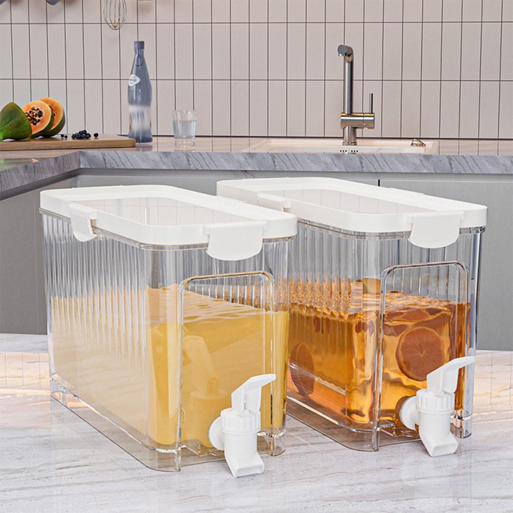 Tampa com Torneira para Dispensador de Bebidas de Geladeira Dispensador de Água Fria