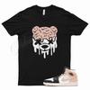 Black DRIPPY T Shirt for Air J1 1 Crimson Tint Pink Arctic Orange Dunk High