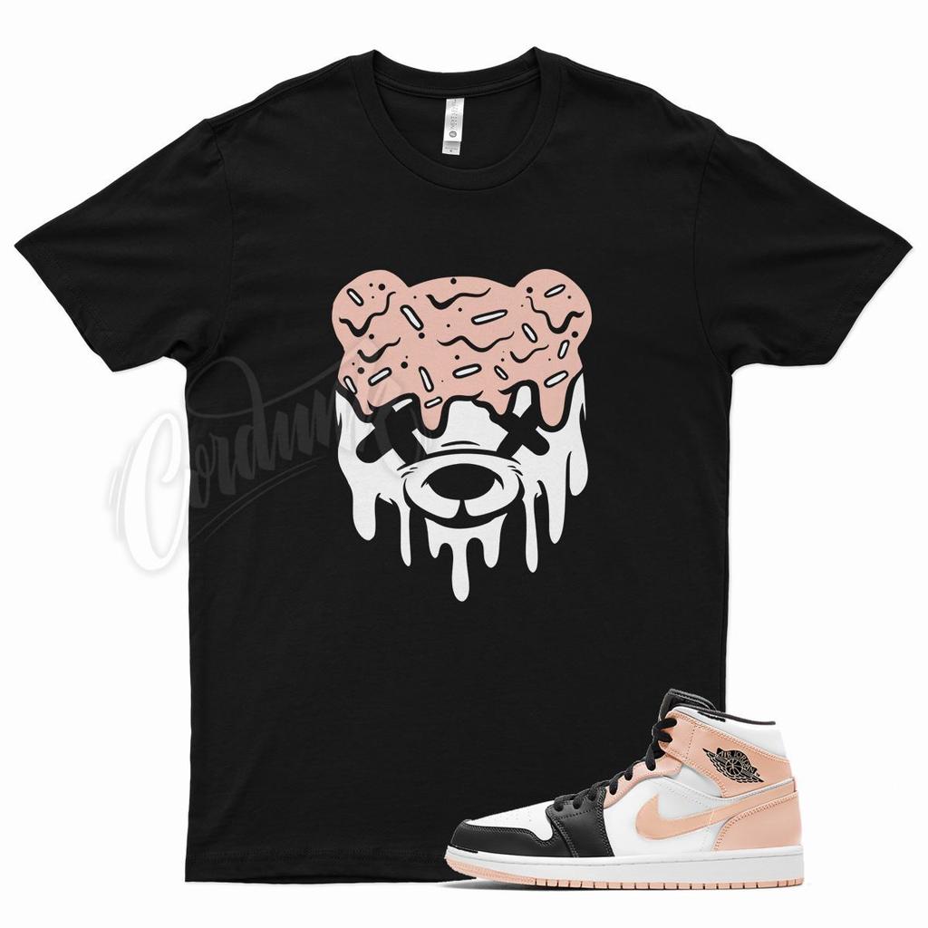 Black DRIPPY T Shirt for Air J1 1 Crimson Tint Pink Arctic Orange Dunk High