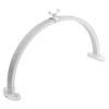 28 Inch LED Nail Table Lamp with Phone Stand Rhinestone Decor Foldable Arch Half Moon Desk Light for Manicure Salon