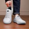 Men's Wide Toe Box Retro German Training Shoes - Lightweight, Comfortable, Versatile, and Casual White Sneakers
