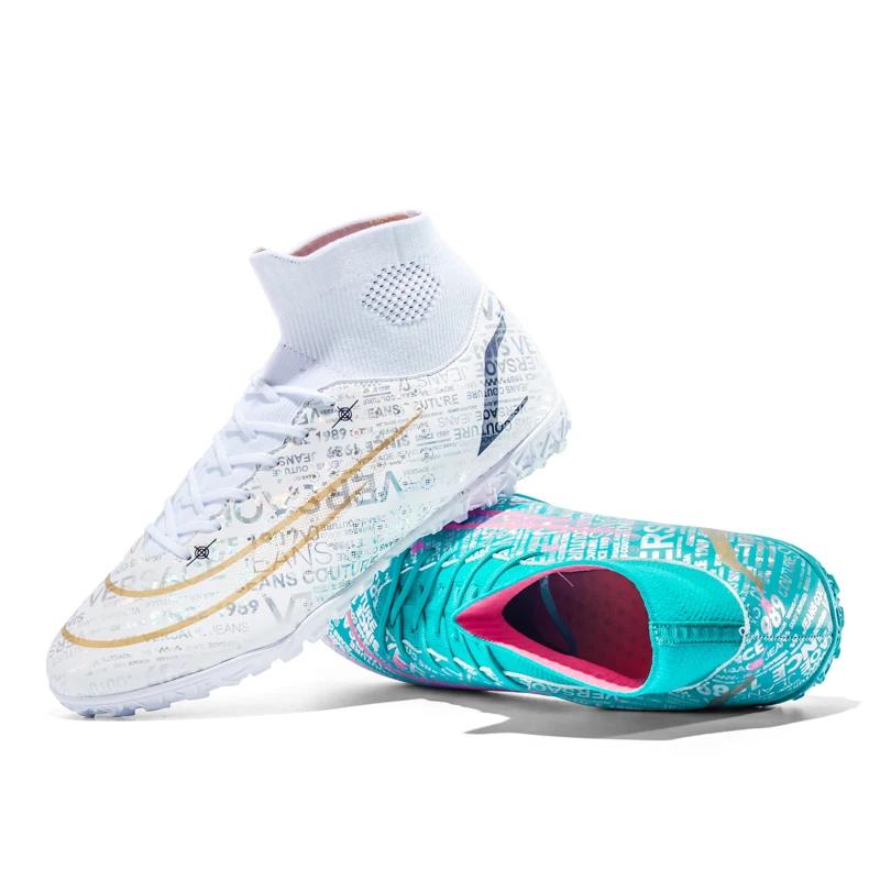 Quality Soccer Shoes Football Shoes for Men Soccer Cleats Children Original Football Boots Youth Unisex Comfortable Futsal Shoes