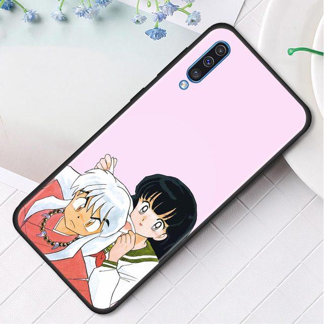 Husă de telefon Anime drăguță Inuyasha pentru Samsung Galaxy A50 A70 A10 A20e A30 A40 A20s A10s A10e A80 A90 A60 A30s Husă din silicon