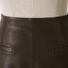 Women's High-Waisted Faux Leather Shorts