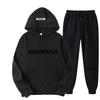 2024 Fear of God Essentials Unisex Hoodie Set - Doppelnähte, High Street Stil für Herbst/Winter