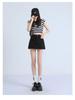 Women's High-Waist Stretch Retro Denim A-line Mini Skirt - Anti-Exposure, Hip-Hugging, Perfect for Spring/Summer Fashion
