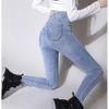 Autumn Winter Women's Jeans New High Waist Thickening Warm Straight Jeans Trousers Korean Style Vintage Streetwear Loose Casual
