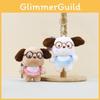 Adorable Plush Dog Keychain Pendant Cute Cartoon Dog Doll Decoration For Bags