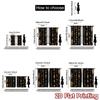 2D FLAT PRINTING 2pcs Curtains (Without Rod) Egyptian Symbols Illustration Modern Curtains Polyester Easy Install Curtains Art