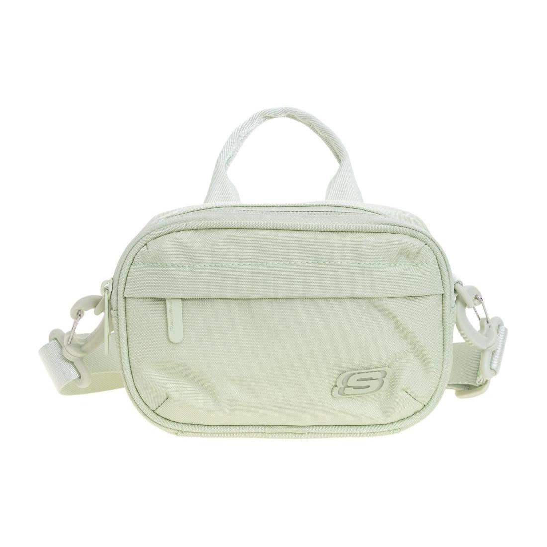 

New Skechers Polyester Camera Bag, Portable Crossbody Bag, Shoulder Bag Regular Unisex Sprout Green L124U068-0420 18.5*6.6*12.4CM