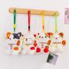 Lucky Cat Plush Toy With Pp Cotton Filling For Desk Decor And Gift For All Ages