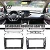Car Navigation Console Bezel 9 Inch Radio Dash Kit for Volkswagen 2014, Stereo Fascia Panel Vehicle Installation with Mounting Brackets Screws, Center