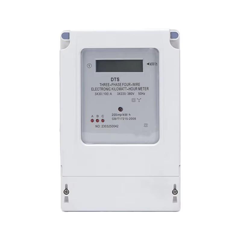DTS Three Phase Four Wire Electronic Energy Meter 11A/61A/81A/111A Digital Smart Wall Mounted Meter