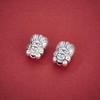 Sterling Silver 999 Pure Cicada Spacer Beads for DIY Bracelets and Necklaces