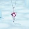 Barbie necklace [Original Design] Pink Heart Shape, Temperament and High-Quality Original First Release, Ins Style Love Confession ZJYXL-YS-113