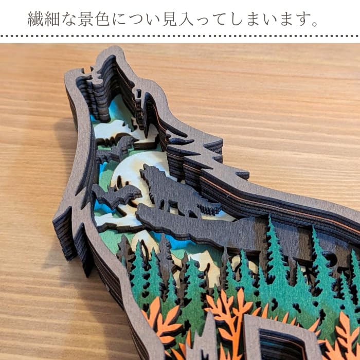 HARGIO Wooden Interior Nordic Korean Wooden Stylish and Cute Entryway Animal Korean Fun Popular Gift Figurine, Decoration, Style, Style, Decor, Decor,