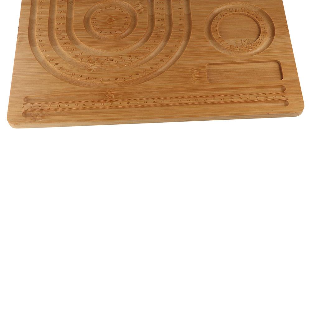 Eco-Friendly Wooden Bead Board With Scale Bracelet Beading Boards Jewelry Design Board Crafts DIY