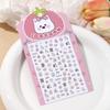 3D Laser Cartoon Luminous Nail Stickers for Kids – Cute DIY Manicure and Pen Holder Decorations