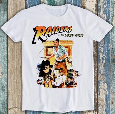 Raiders Of The Lost Ark Indiana Jones Movie Film Funny Gift Tee T Shirt M1611