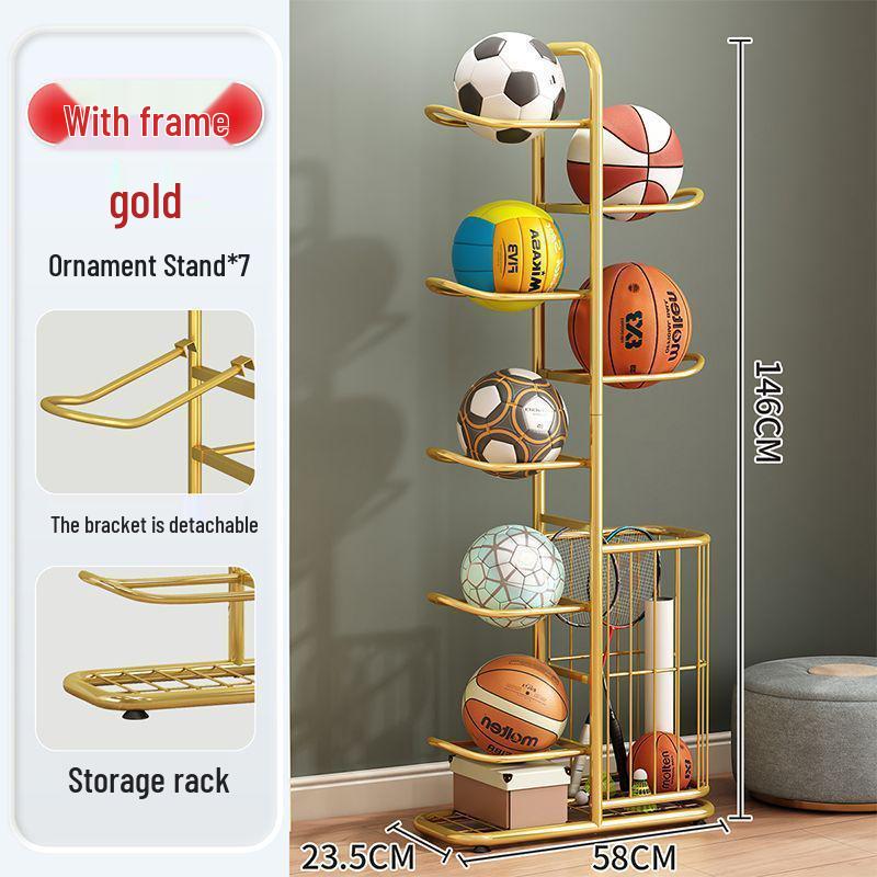 Aufbewahrungsregal für Volleyball und Basketball für Kinder