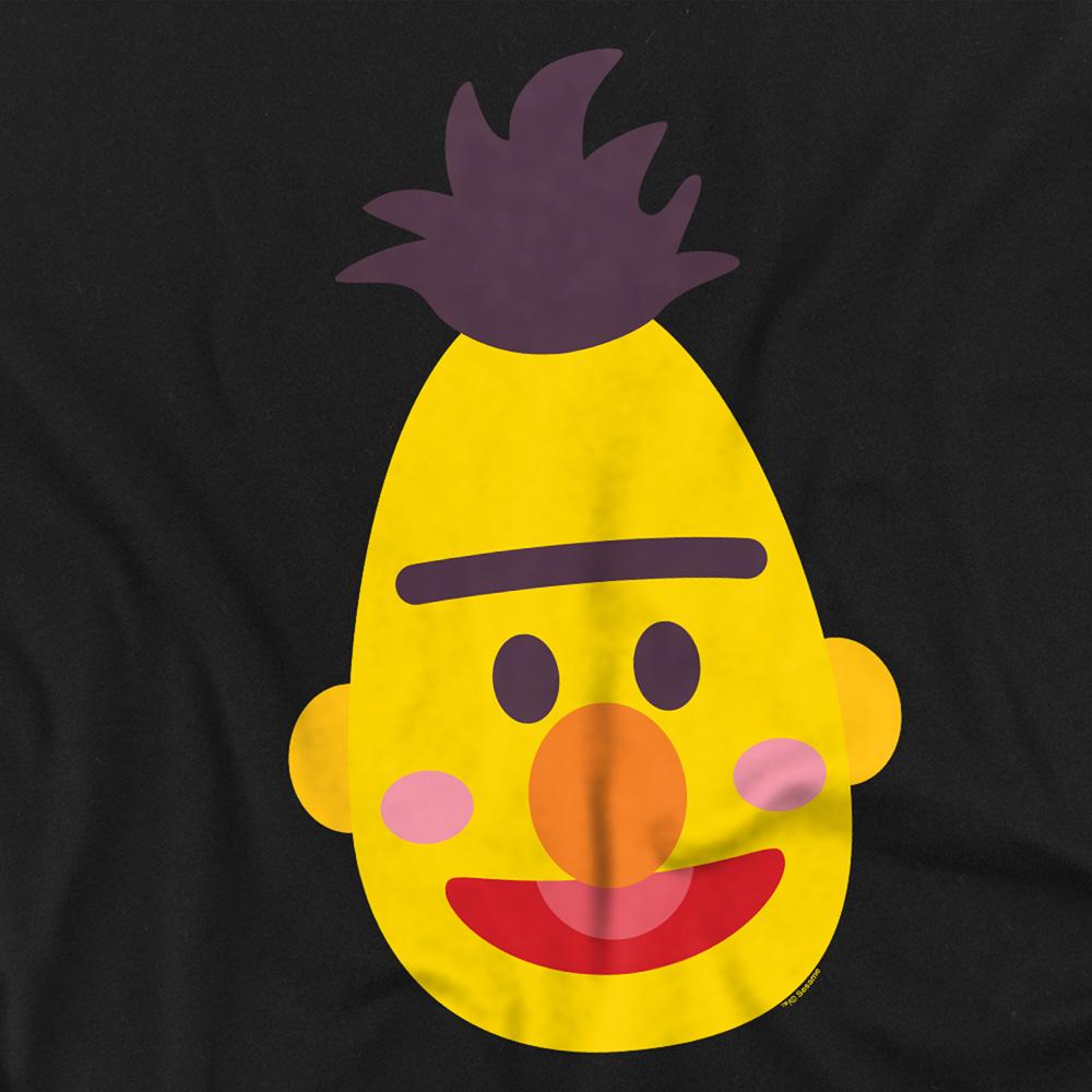 Sesame Street Unisex Adult Bert Kawaii Face T-Shirt