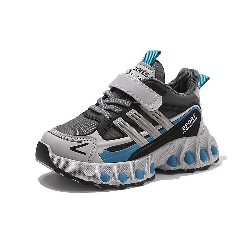 Boys' sports shoes 2025 spring and autumn new children's running shoes non-slip breathable soft sole lightweight girls' dad shoes tide