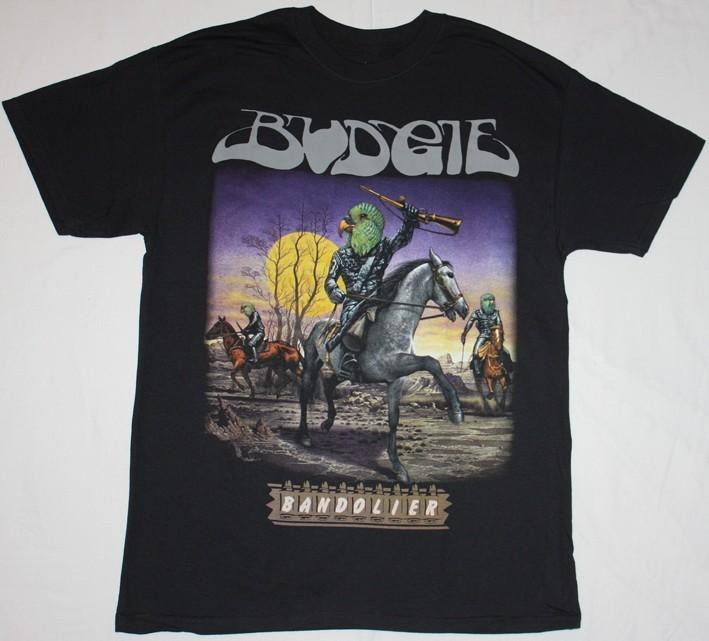 Bandolier Vintage Budgie Band Shirt Classic Black Men Unisex S-5XL XL
