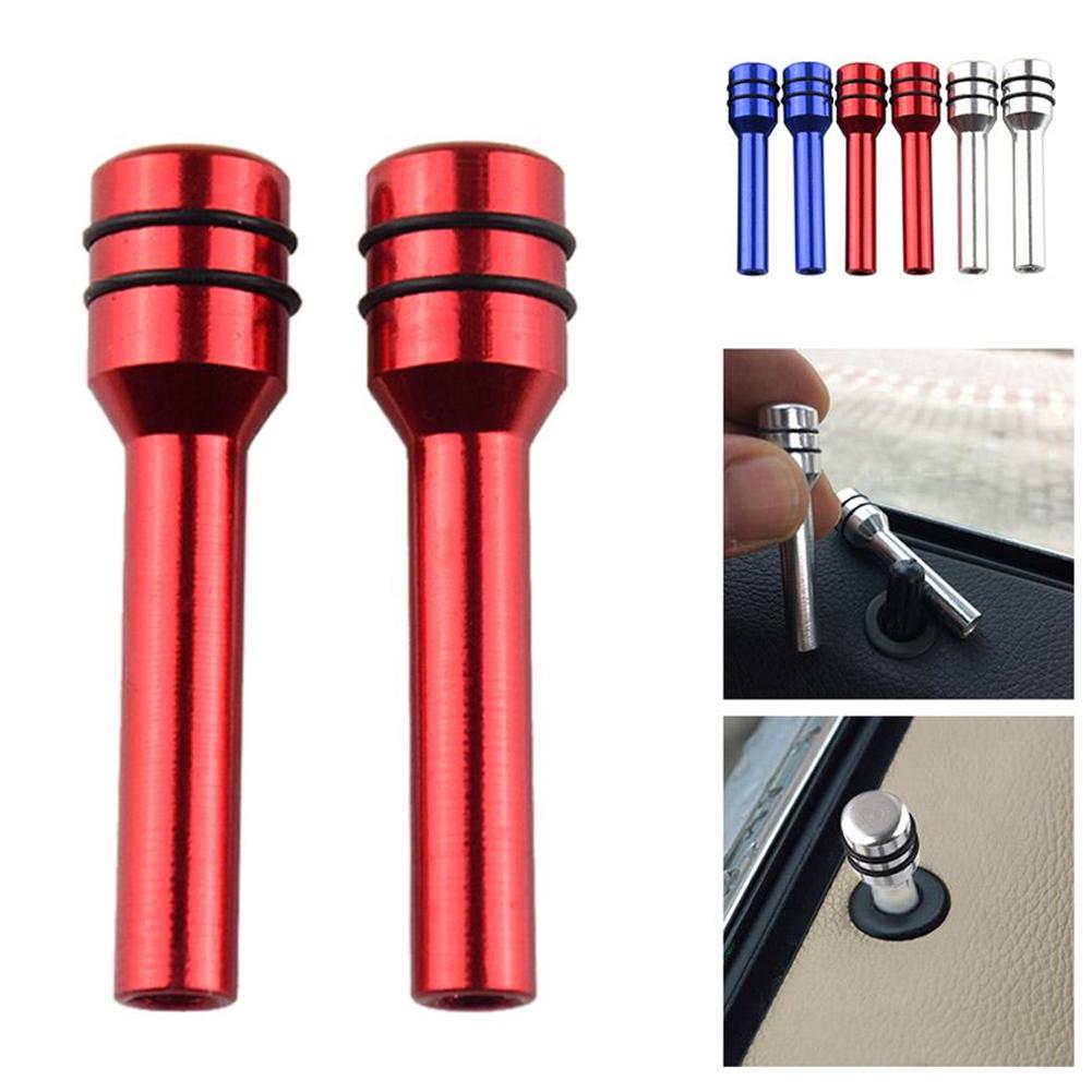 2/4pcs Aluminum Alloy Auto Car Security Door Lock Pins 5 Colors Truck Interior Door Screw Knob for Pull Pins Car Accessories Thread Lock3
