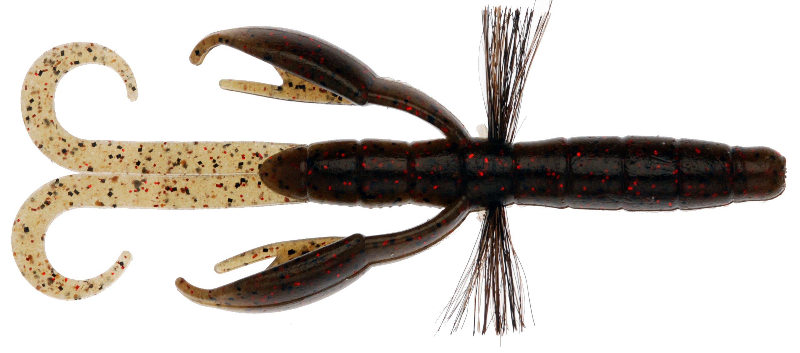 Приманка Bait Breath BYS CRAW 4.5 дюйма #153B Зеленая тыква/Красное семя 4.5in зелёный