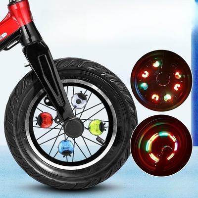 Luz LED de Radios de Color para Bicicleta de Montaña Bicicleta de Carretera Intermitente Impermeable Iluminar Rueda 3d Lámpara Nocturna para Bicicleta Accesorios de Ciclismo