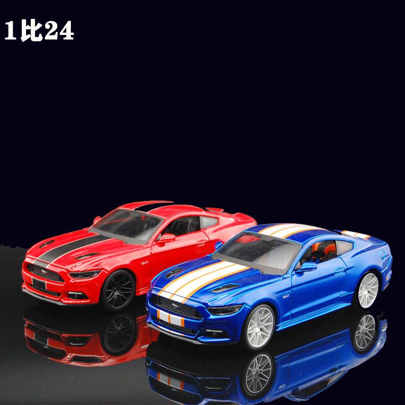 Maisto 1:24 Ford Mustang GT 2015 Modified Alloy Car Diecasts & Toy Vehicles Car Model Miniature Scale Model Car Toy For Children