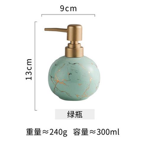 Marbled Porcelain Lotion Bottle Travel Portable Soap Dispenser Bathroom Accessories Household Hand Sanitizer Divided Bottle New
