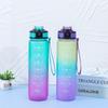 High-Capacity, Heat-Resistant Plastic Sports Water Bottle for Outdoor Activities