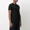 Emporio Armani Logo Print Solid Color Crew Neck Short Sleeve T-Shirt Men tops Black 3K1TE6-1JSHZ-0999