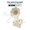 Diy Ferris Wheel Music Box Kit Science Craft Automatic Rotating Toy Gift For Girls