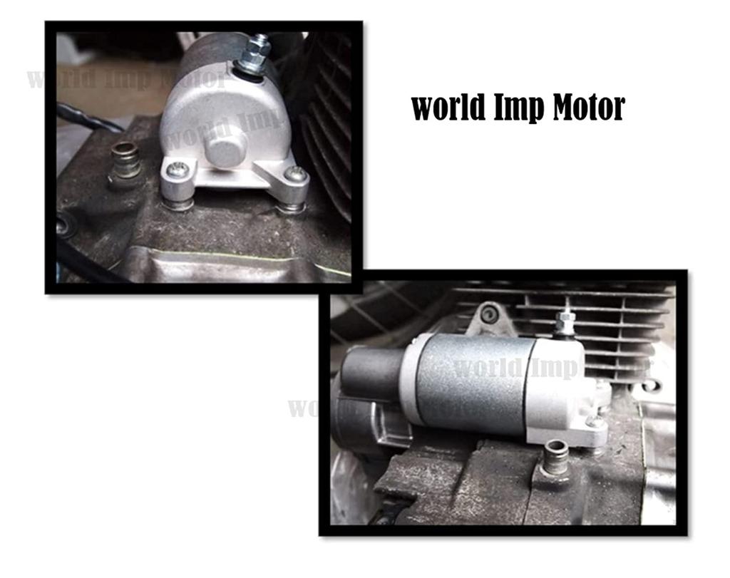 World Imp Motor Honda FTR223 Starter Motor for Honda CB223, XR230, SL230, XLR200R, and XLR125R (Universal Aftermarket Part)