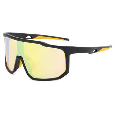 Men's and Women's Outdoor Sports European and American Riding Sunglasses Large Frame Bicycle Sunglasses New Uv-Proof Glasses