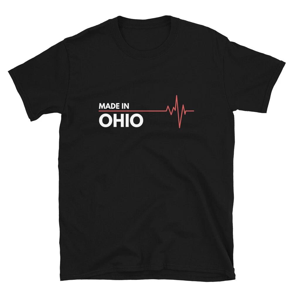 Made In Ohio Heartbeat State Proud Classic T-Shirt XS