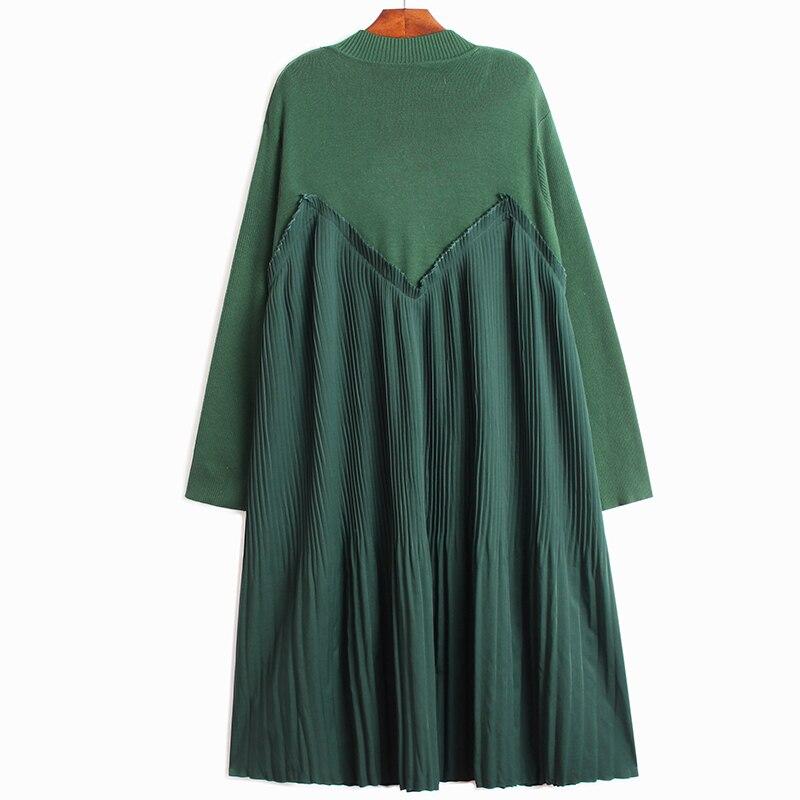 Xitao Fashion Solid Color Casual Knitting Dress GJ1010